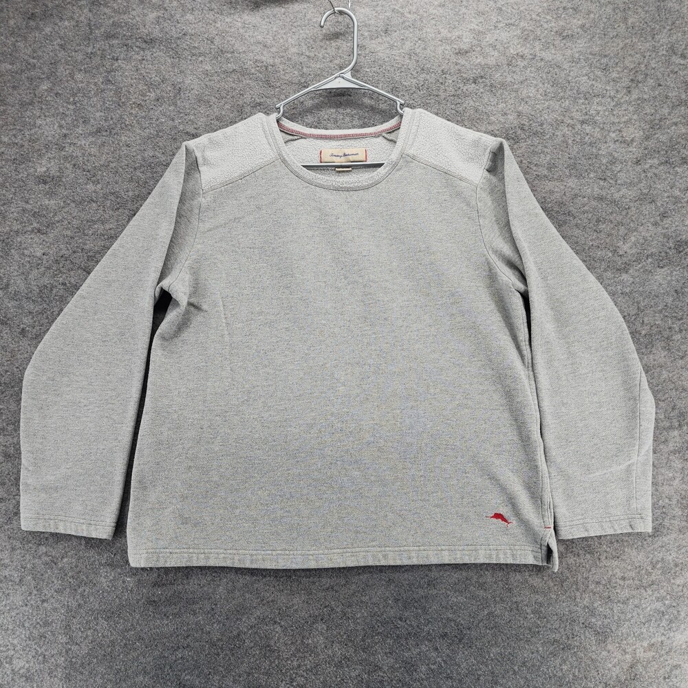 Tommy Bahama Sweatshirt Womens Large Long Sleeve Gray